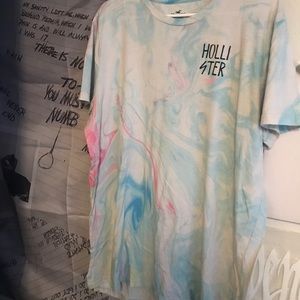 Hollister marbled shirt